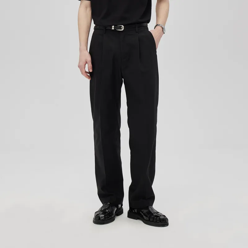 COKEIN Casual Pants Men's Black-2