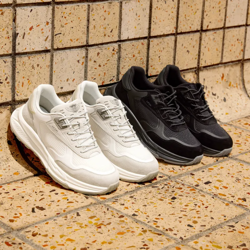 Desai Desai Anti-Slip Wear-Resistant Low-Top Chunky Sneakers Men's-14