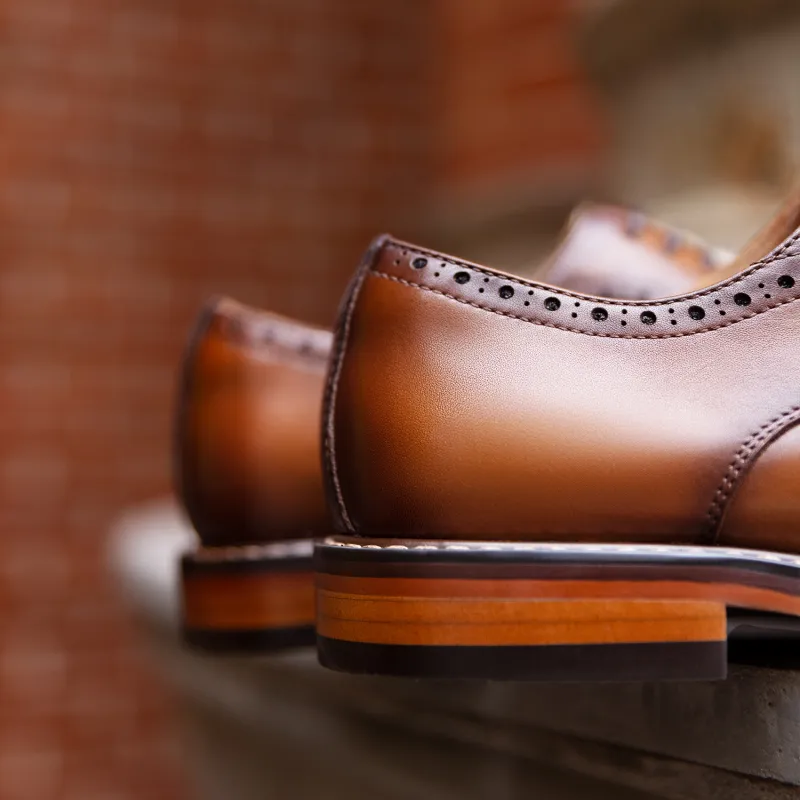 Desai Desai Dress Shoes Men's Brown-6