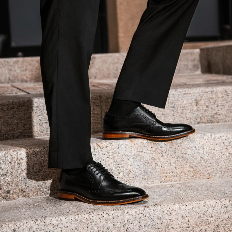 Desai Desai Dress Shoes Men's Black-4