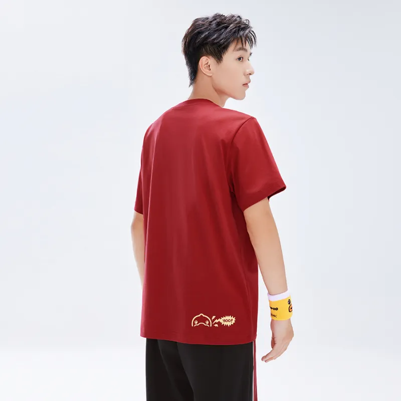 KUMPOO x B.Duck Badminton Clothing Unisex Red-4