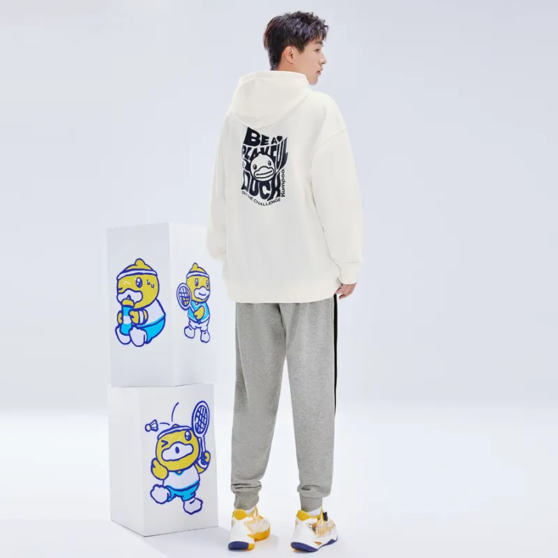 KUMPOO Knitted Sports Pants Unisex Gray-7