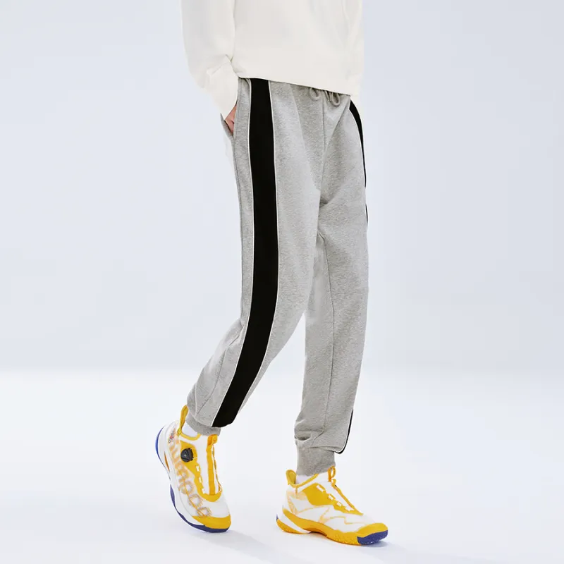 KUMPOO Knitted Sports Pants Unisex Gray-6