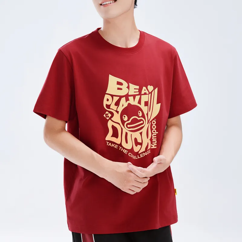 KUMPOO x B.Duck Badminton Clothing Unisex Red-6