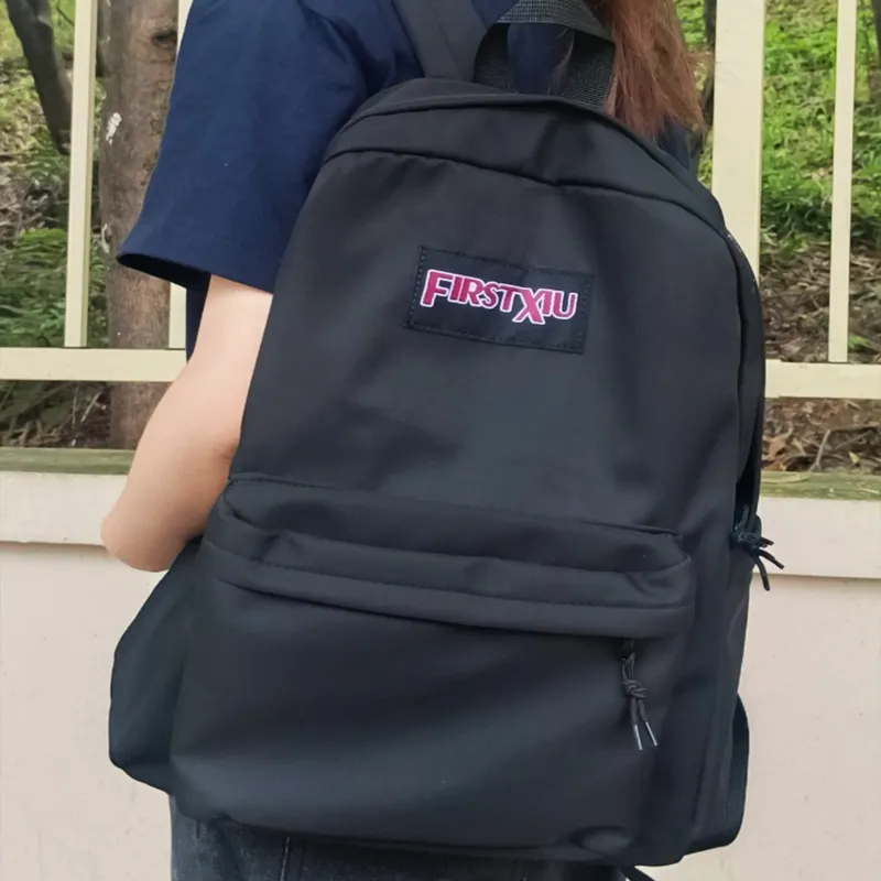 TAKI Nylon Versatile Fashion Students Backpack Regular Unisex Couple's Version Multicolor-2