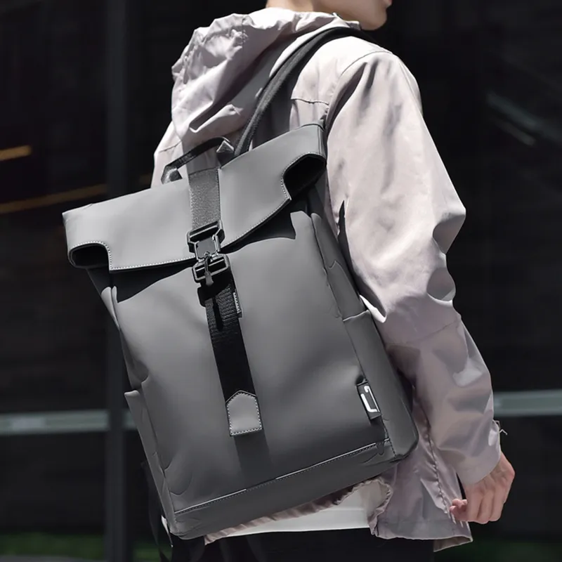 TAKI Membrana Dermalis Backpack Regular Unisex Black/Gray/Green-7