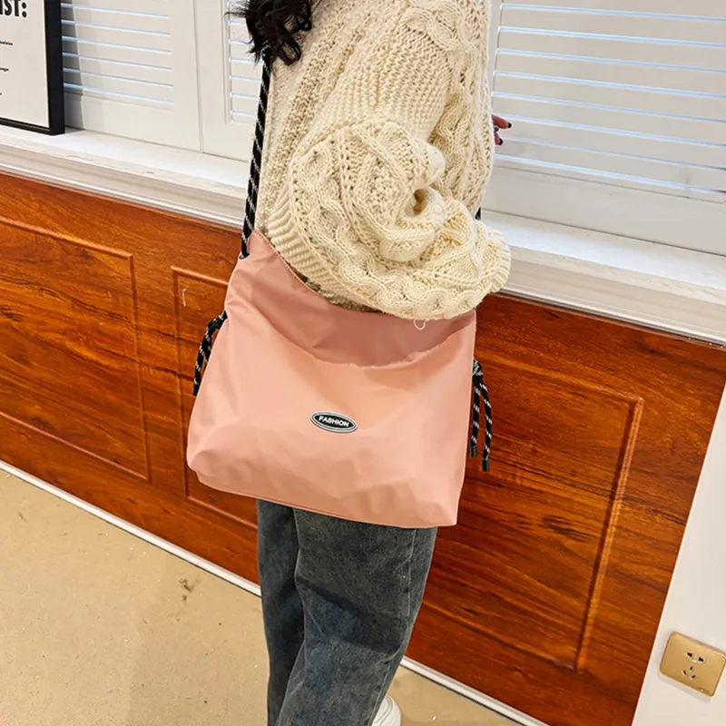 TAKI Synthetic Leather Fitness Dumpling Bag Class Commute Casual Crossbody Bag Shoulder Bag Unisex-14