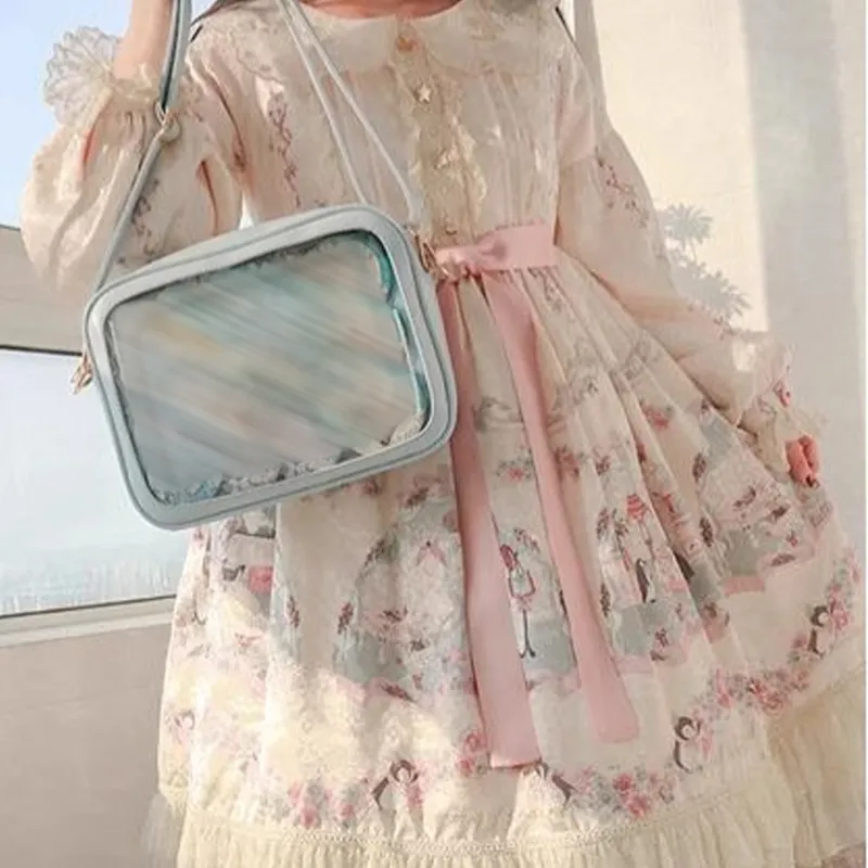 TAKI PU Crossbody Bags Shoulder Bags Medium Size Unisex Black/White/Pink/Purple/Dark Blue/Light Blue-21
