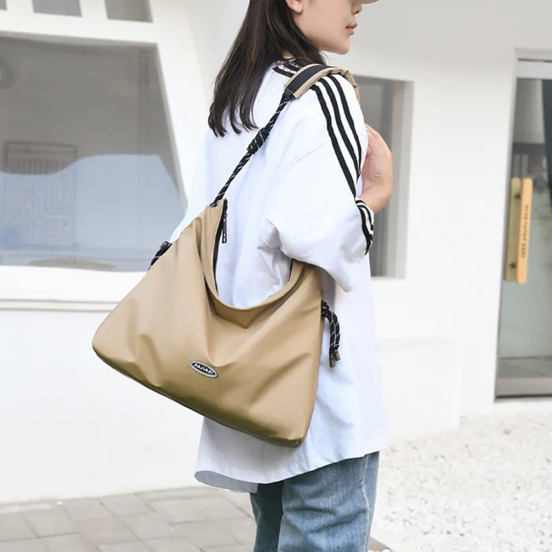 TAKI Synthetic Leather Fitness Dumpling Bag Class Commute Casual Crossbody Bag Shoulder Bag Unisex-6