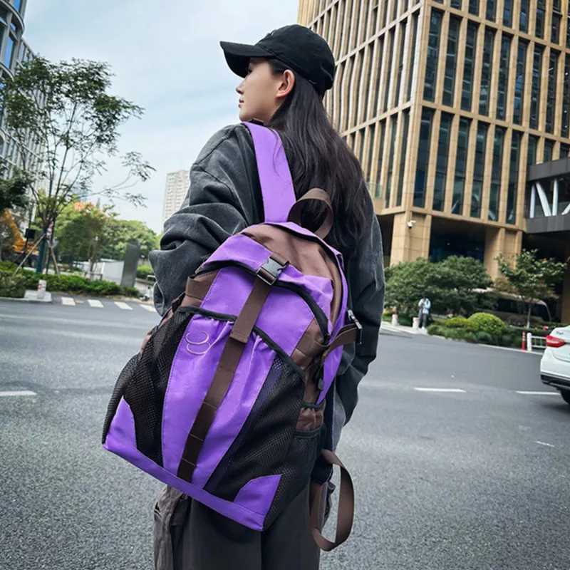TAKI Commute Large Capacity Casual Versatile Students For Class Backpacks Regular Unisex Black/Blue/Purple/Green-15