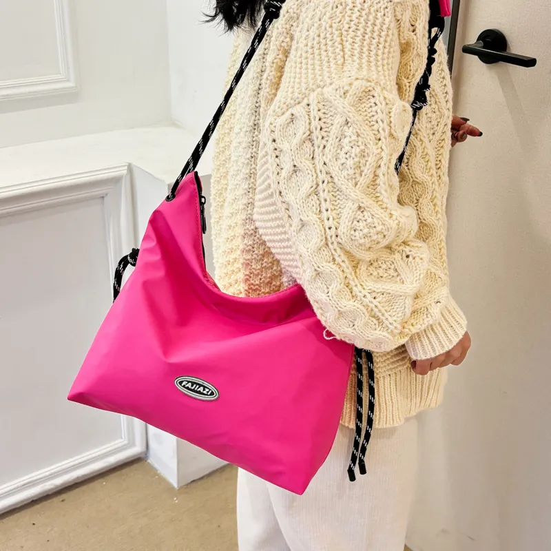 TAKI Synthetic Leather Fitness Dumpling Bag Class Commute Casual Crossbody Bag Shoulder Bag Unisex-18