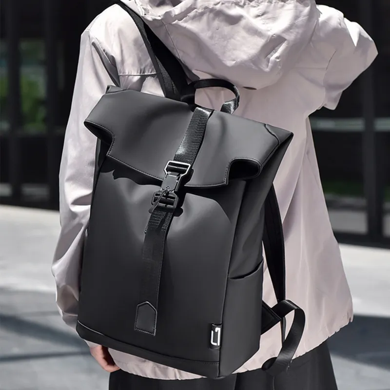 TAKI Membrana Dermalis Backpack Regular Unisex Black/Gray/Green-3