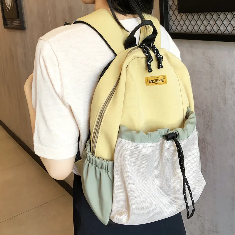 TAKI Nylon Versatile Fashion Students Backpack Regular Unisex-10