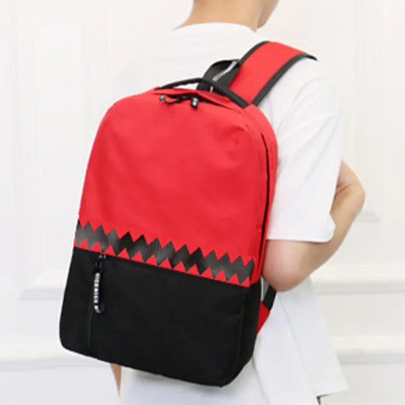 TAKI Backpacks Red & Black-7