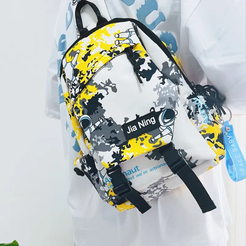 TAKI Nylon Commute Versatile Shoulder Bag, Crossbody Bag Regular Unisex Black/Yellow/Blue/Green-9