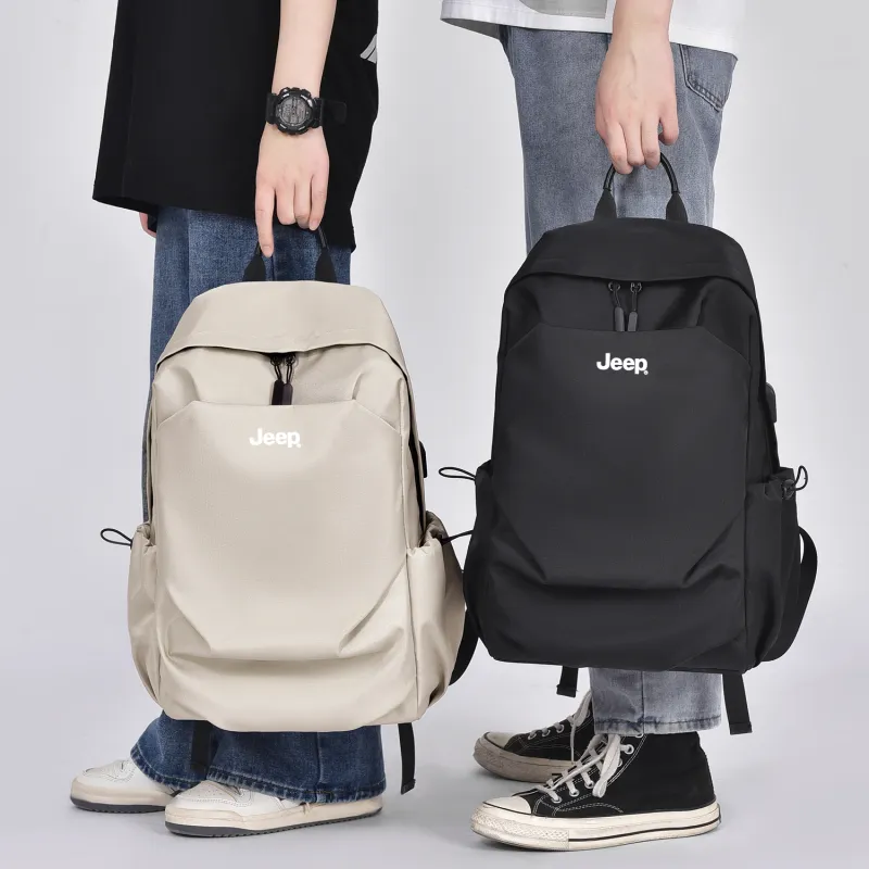 Jeep Oxford Commute High School University Student Backpack Unisex Multicolor-4