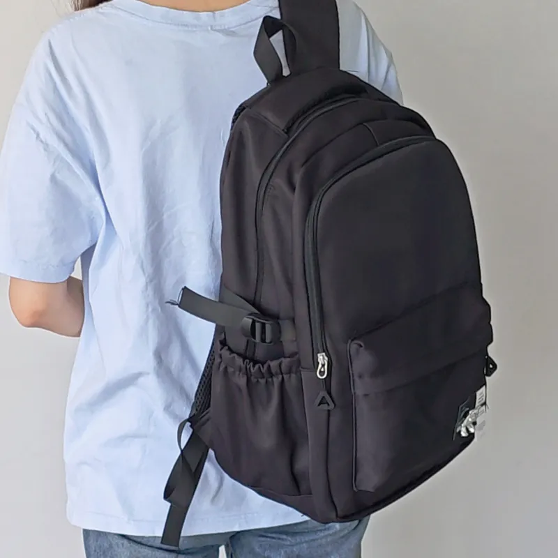 TAKI Nylon Backpack Regular Unisex White/Pink/Black/Khaki-14
