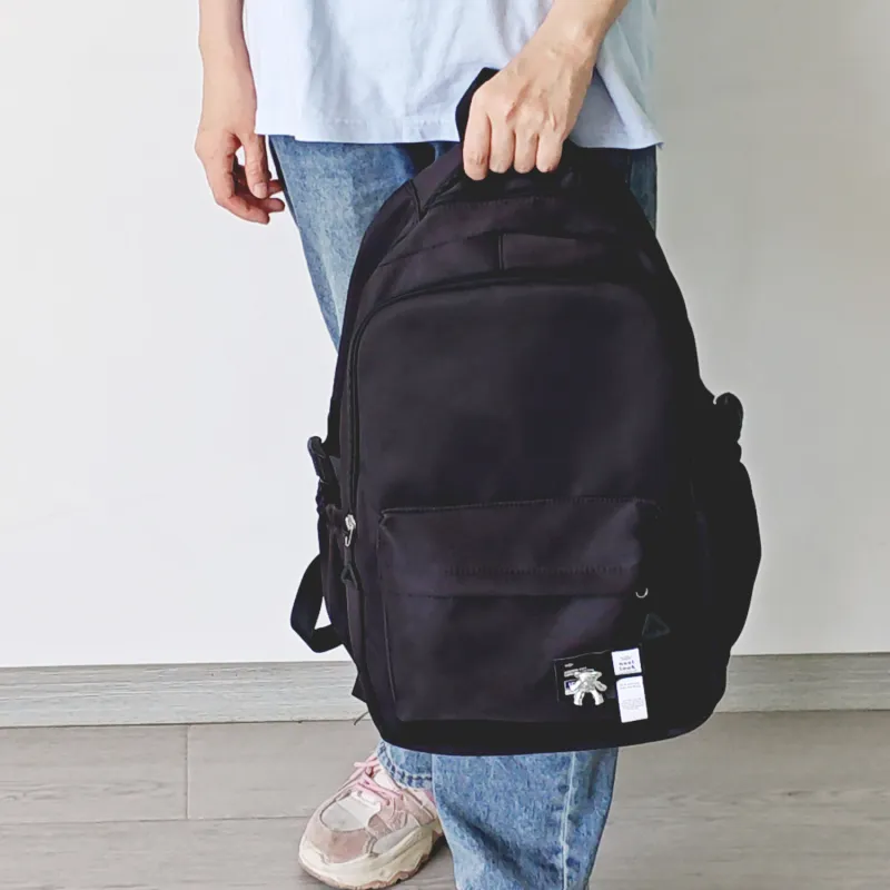 TAKI Nylon Backpack Regular Unisex White/Pink/Black/Khaki-15