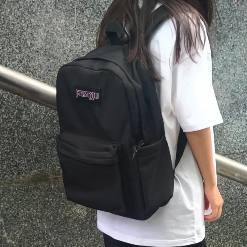 TAKI Nylon Versatile Fashion Students Backpack Regular Unisex Couple's Version Multicolor-1