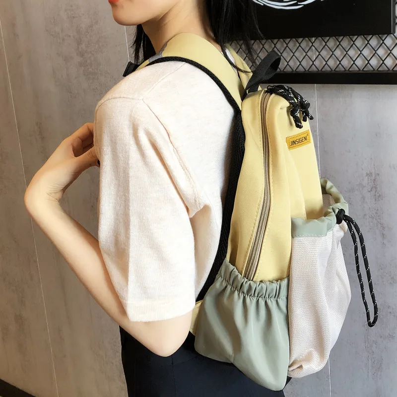 TAKI Nylon Versatile Fashion Students Backpack Regular Unisex-11