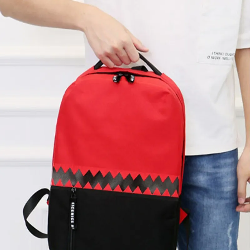 TAKI Backpacks Red & Black-6