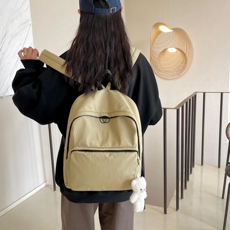 TAKI Nylon Backpack Medium Size Unisex-21