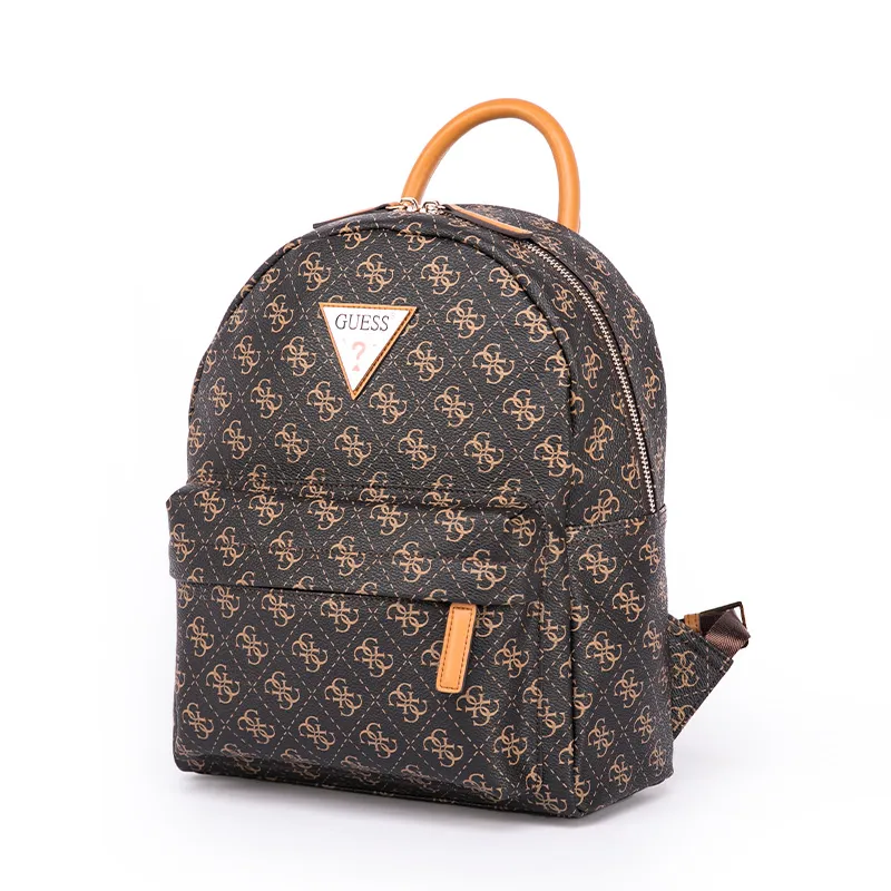 GUESS PU Versatile Commute Preppy Style Backpack Regular Women's Black-1