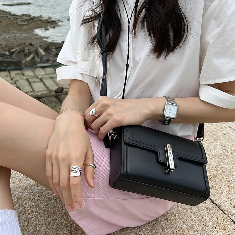 SWIZA Synthetic Leather Girlish Saddle Bag Shoulder Bag Crossbody Bag Regular Women's Multicolor-11