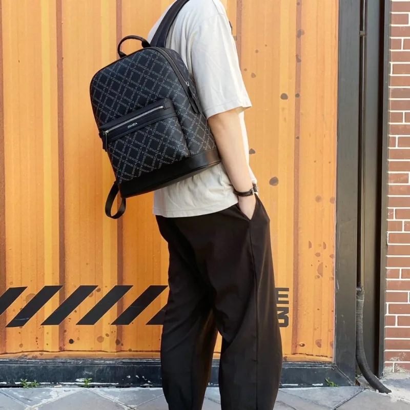 SWIZA PVC Student Laptop Bag Backpack Men's-5