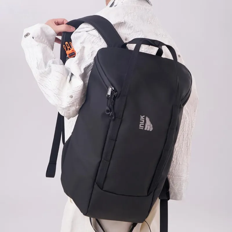 INUK Polyester Backpack Tubas Unisex Extreme Night Black-5