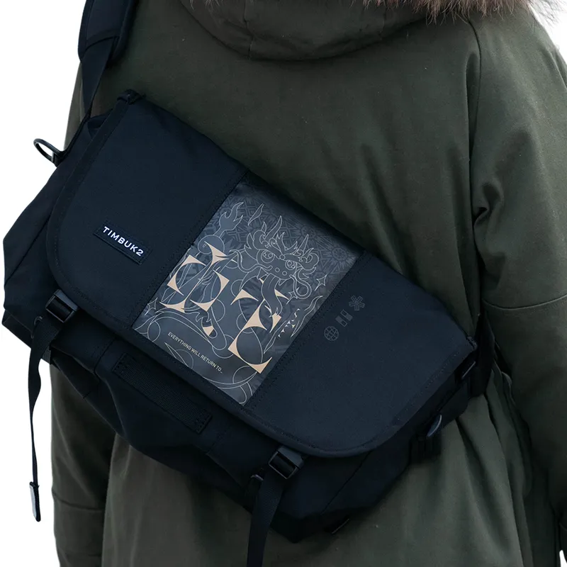Timbuk2 Polyester Crossbody Bag Small Size Unisex Black-8