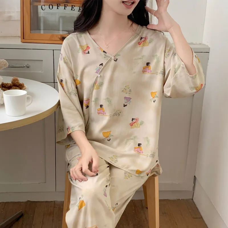 MADALLO Pajama Set Women's Ladylike-1
