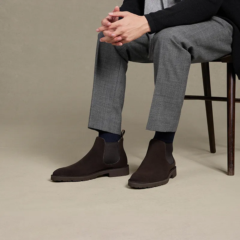 THOM WILLS Short Chelsea Boots Men's-6