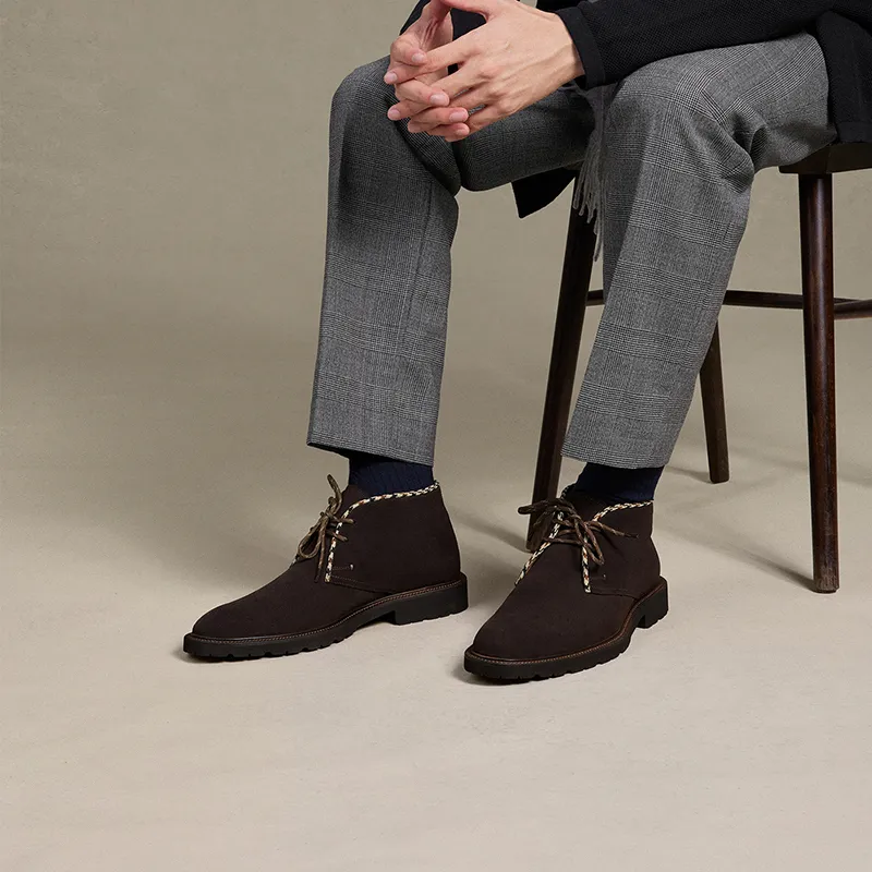 THOM WILLS Ankle Boots Men's Camel-13