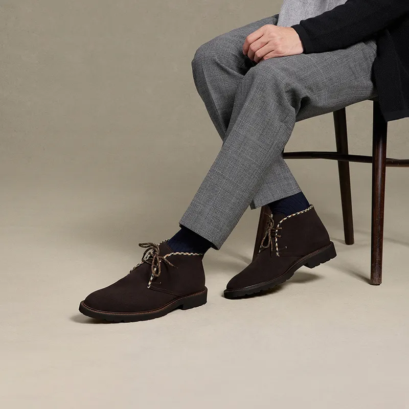 THOM WILLS Ankle Boots Men's Camel-14