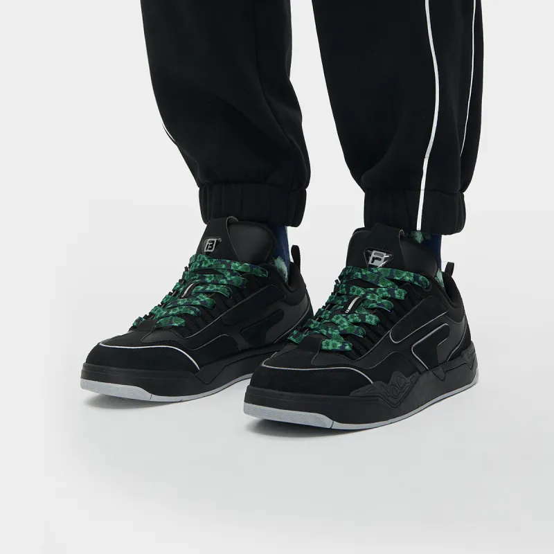 FILA FUSION Nollie X Beams Sneakers 'Black Green'-5