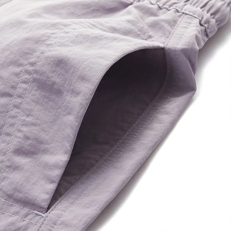 FILA FUSION LIFE Casual Pants Women's Sand Gray Purple PU-7