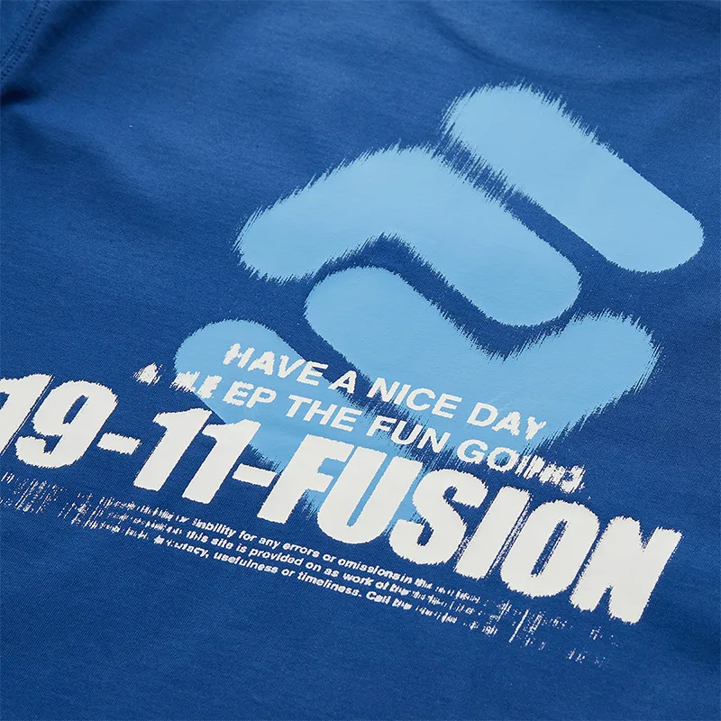 FILA FUSION T Shirt Unisex Anaya Blue-7
