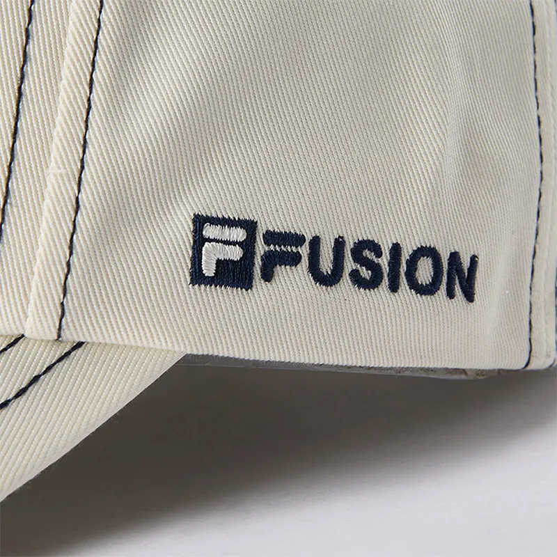 FILA FUSION Cotton Baseball Caps Unisex Water Ecru-6