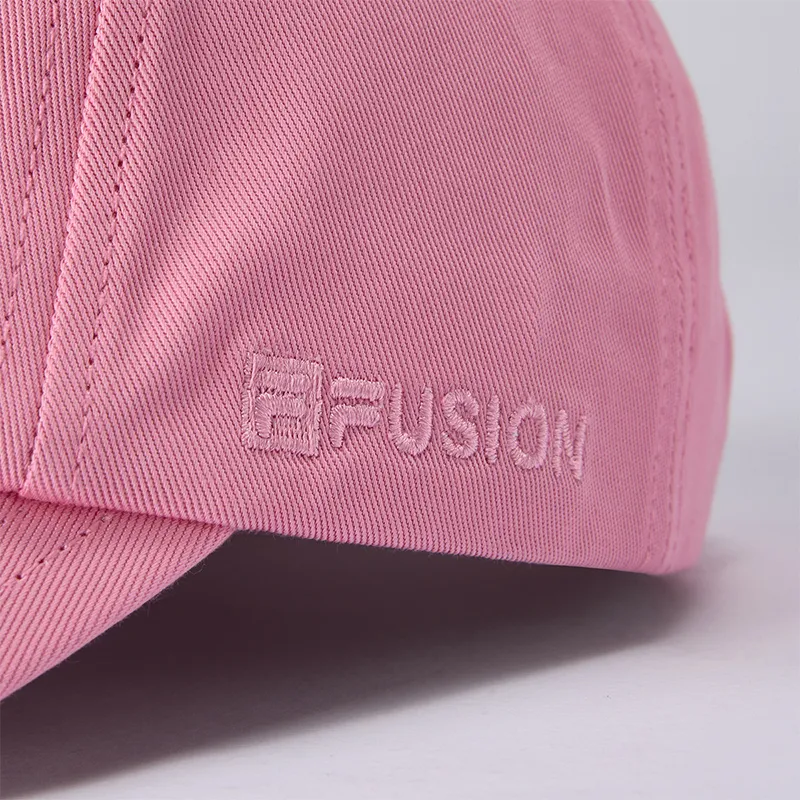 FILA FUSION Cotton Baseball Caps Unisex Wild Cherry Blossom Pink-3