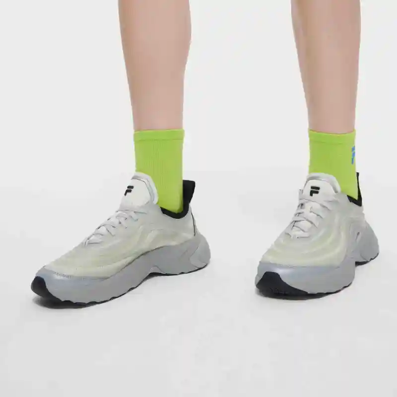 FILA FUSION Ray 4 Anti Slip Wear Resistant Low Top Casual Shoes Men's Gray-6