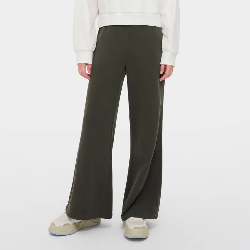 FILA FUSION Knitted Sports Pants Women's Dome Gray-3