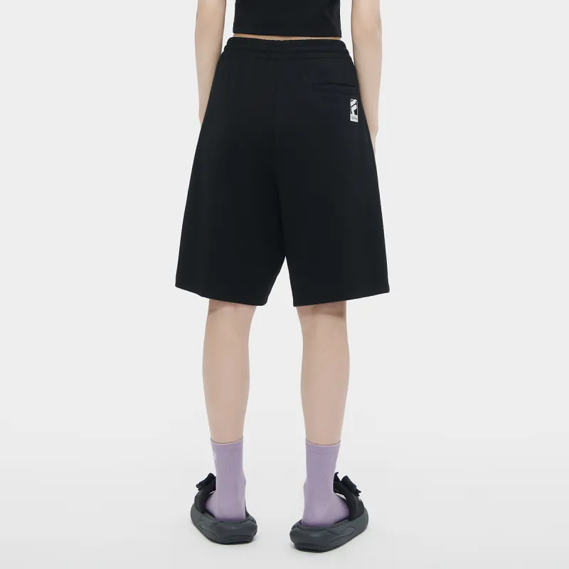 FILA FUSION PANTONE Collaboration Series Casual Shorts Unisex Black-3