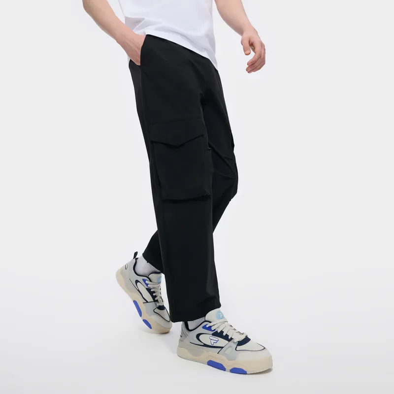 FILA FUSION LIFE Casual Pants Men's Jet Black-3
