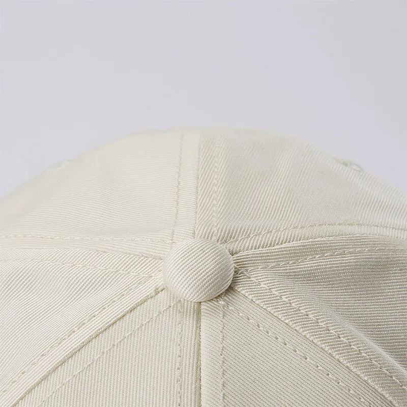 FILA FUSION Cotton Baseball Caps Unisex Limestone White-3