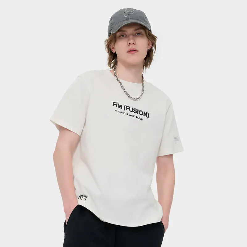 FILA FUSION WORKWEAR T Shirts Men Cloud White-2