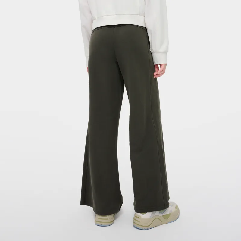 FILA FUSION Knitted Sports Pants Women's Dome Gray-4