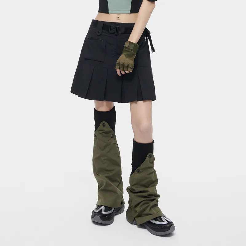 FILA FUSION SS24 Casual Short Skirts Women's Jet Black-4
