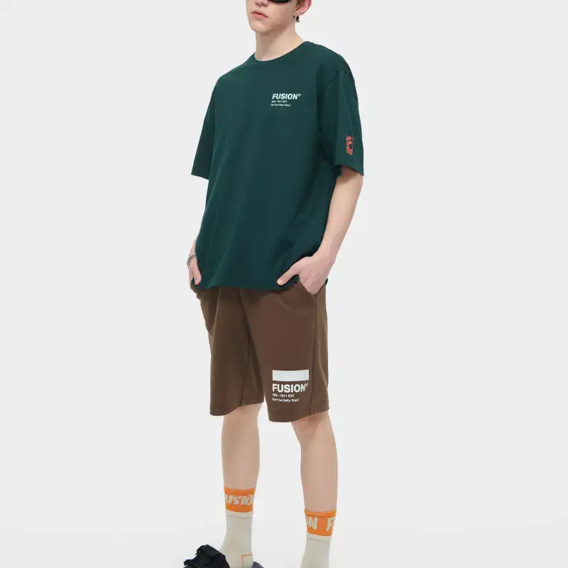 FILA FUSION T Shirt Unisex Western Yellow Pine Green-2