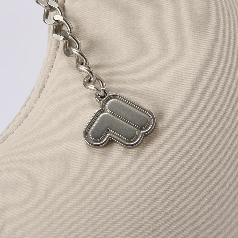 FILA FUSION Fabric Shoulder Bag Unisex Sue Beige Khaki-6